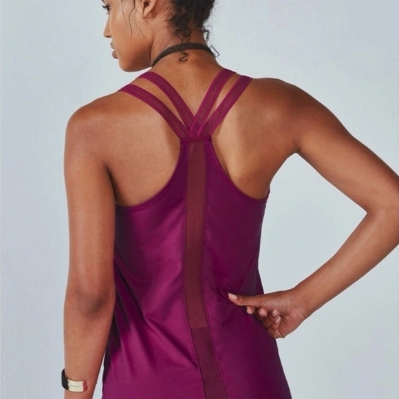 Women's Fabletics Peyton Tank Top, Purple, Size Medium, EUC - Picture 2 of 7